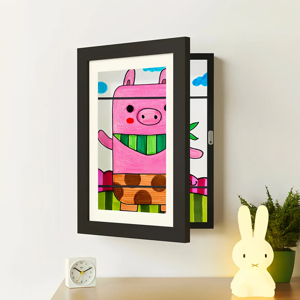 Cornice Ricordo - Cornice Per Disegni di Bambini — Nero, foto 10