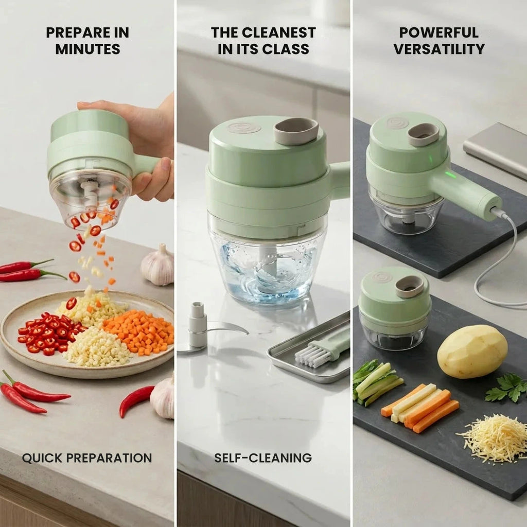 Last Day -50% | 4-in-1 Multifunction Chopper