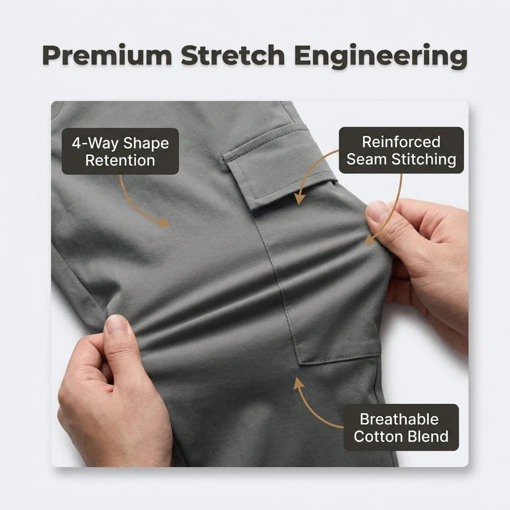 Jeans Cargo Elasticizzati Premium – Comfort e Stile — foto 4