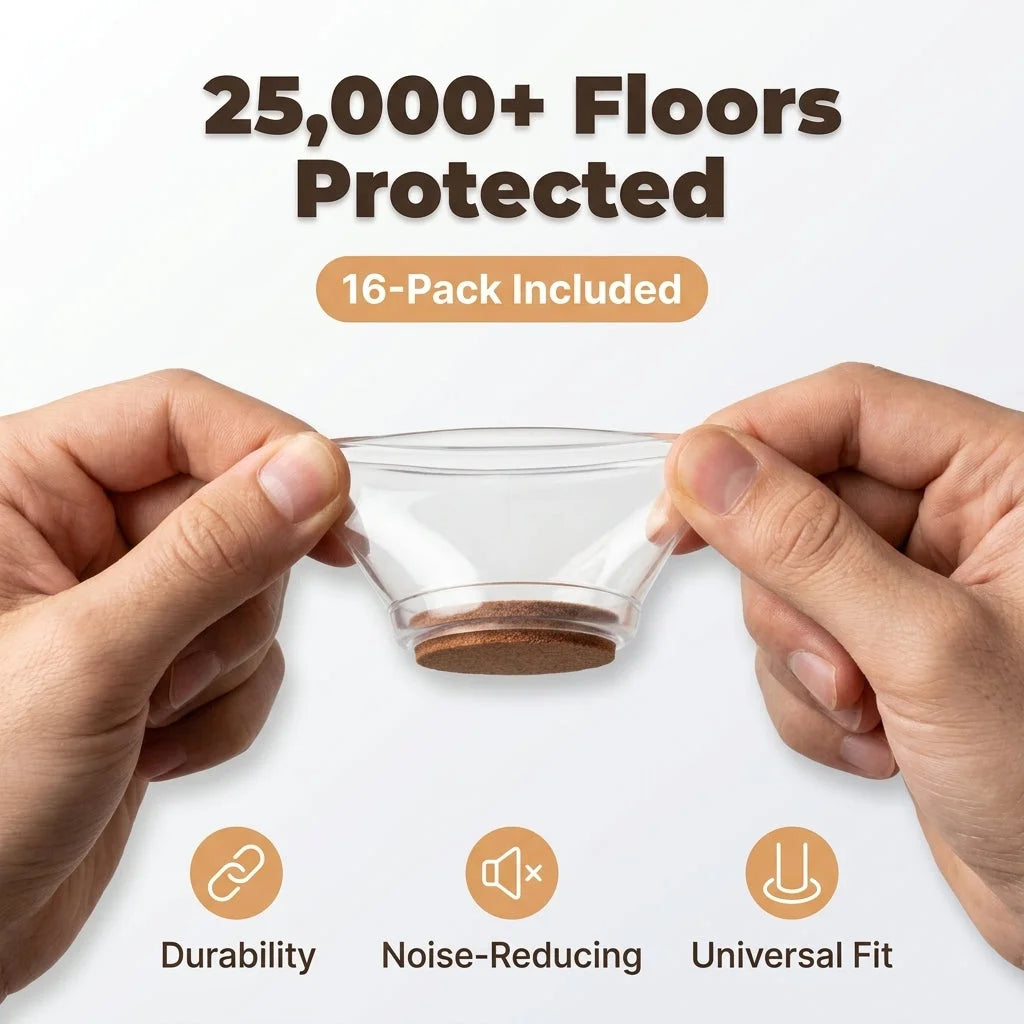 Ľahko nasaditeľné chrániče na nohy nábytku
