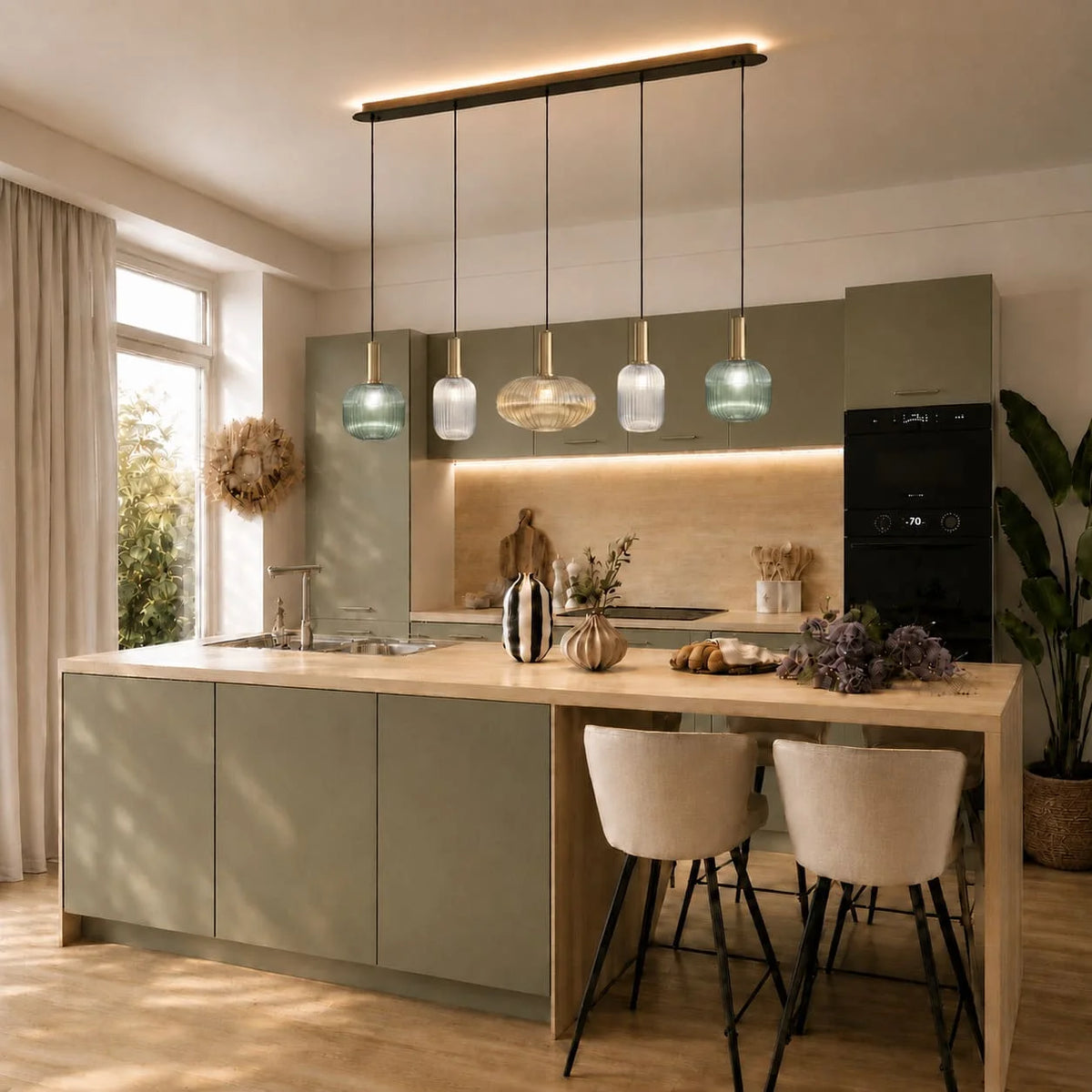 Lámpara Colgante Chic de Cristal Vintage — foto 10